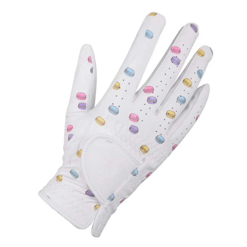 Cabrera Hand Ballsgolfing pattern Custom Logo Personalized Printed Woman Women Ladies Golf Glove with Ball