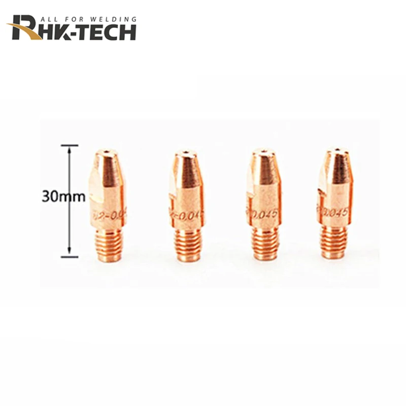 RHK hot sale E-CU 15AK 24KD 36KD Consumables M6*25 M6*28 M8*30 Durable good quality Welding Accessories Contact Tip