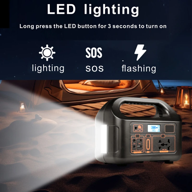 Portable Solar Power Bank Battery Power System DC5521 110V 220V 150W Quick Charge Solar Generator