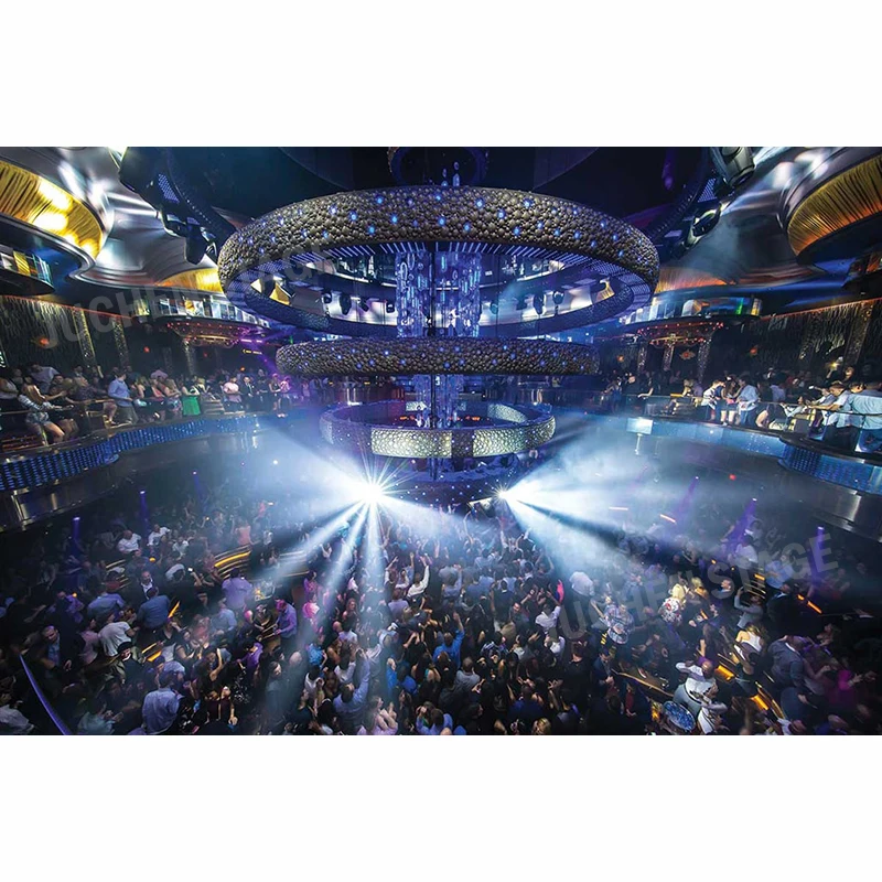 JUCHEN Professional Aluminum Club Machinery Stage Rigging Circle Lighting truss lift equipment