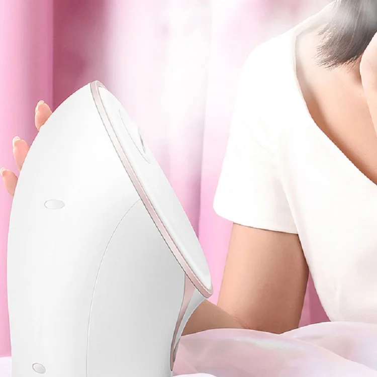 Cold &Hot Vaporizer Multi-functional With Led Light Face Humidifier Facial Steamer Nano Mist Spray