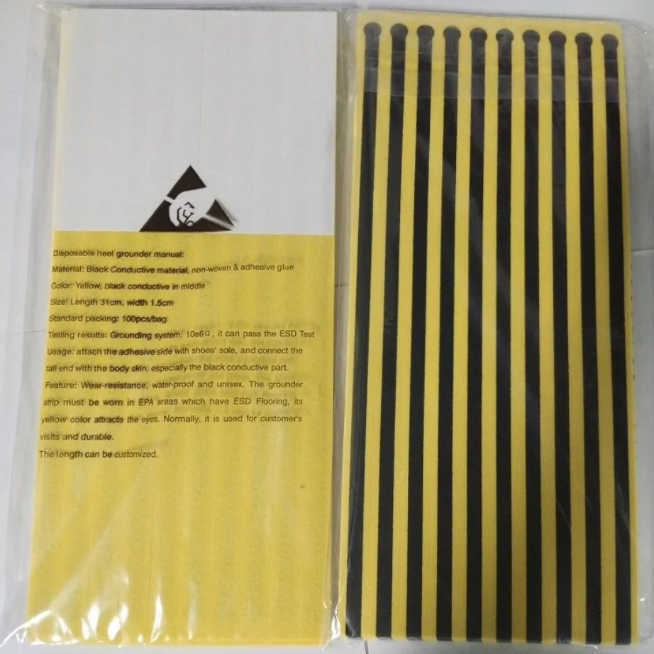 Disposable ESD Heel Grounder anti static shoe grounding strap