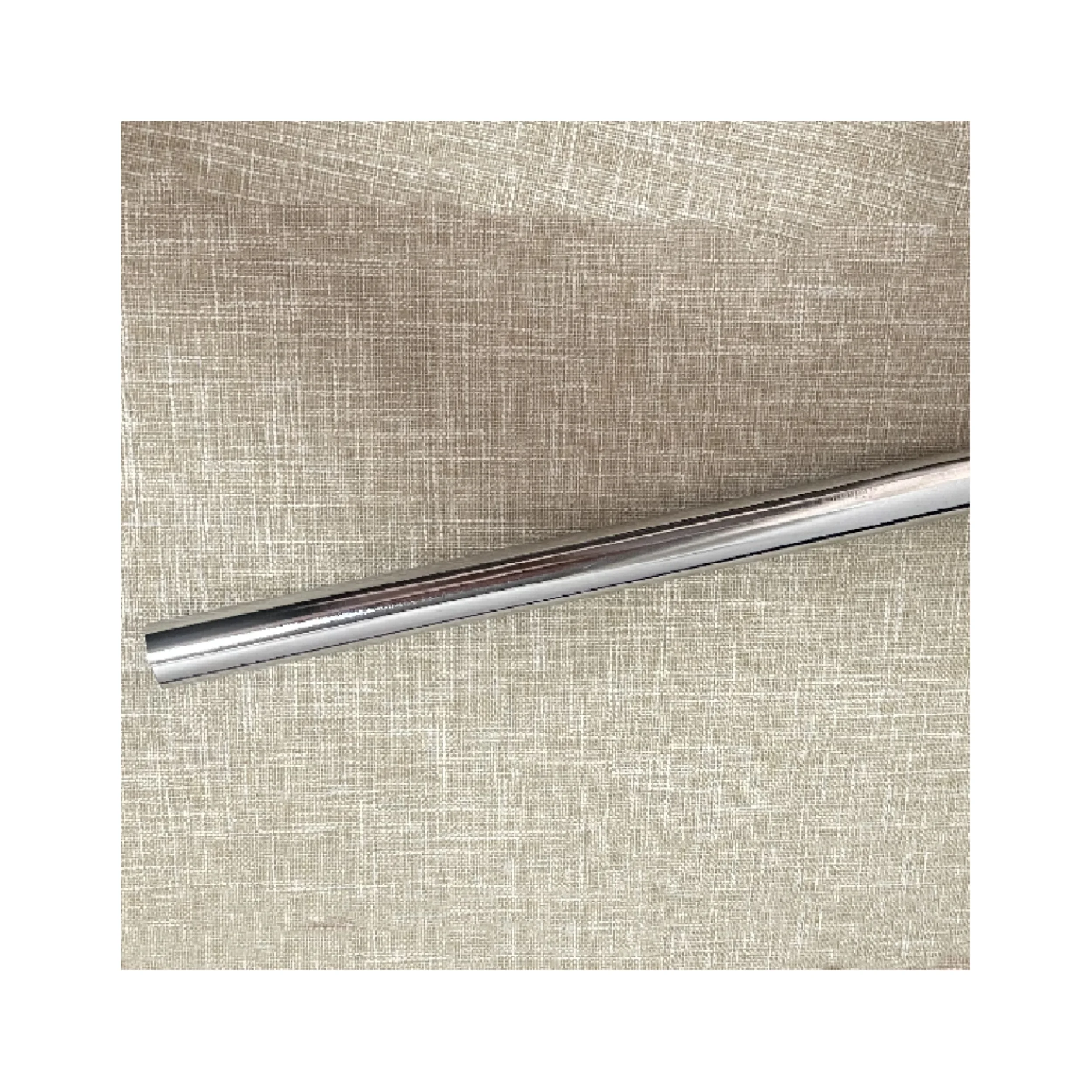Plating chrome color  25Mm Tube Connector Closet Rods Round iron  Wardrobe Tube Polished Chrome Supports furniture hardware tube
