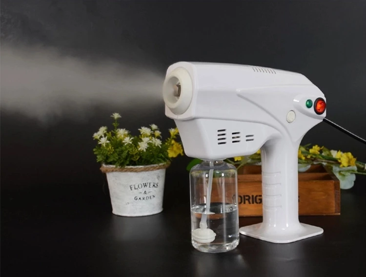 Hot sell Wholesale Cordless Portable Sprayer Fog Machine Disinfection Nano Steam Spray Gun For Car And Household