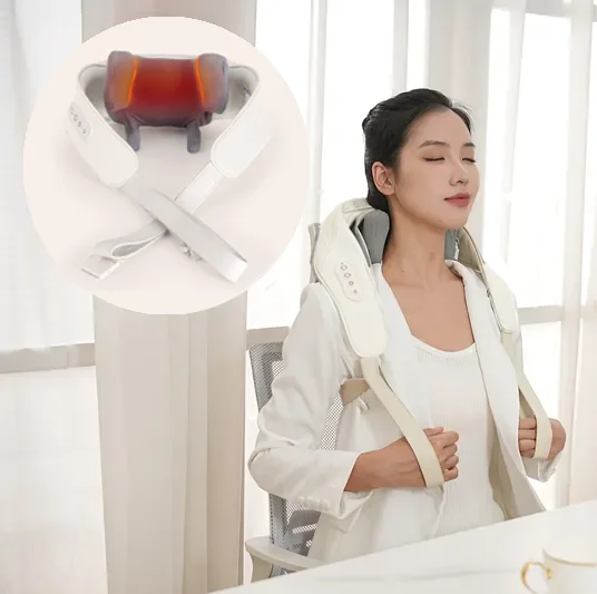 Electric Full Body Deep Tissue Kneading Pillow 5D Kneading Massage Products Neck And Back Electric Massager For Pain Relief