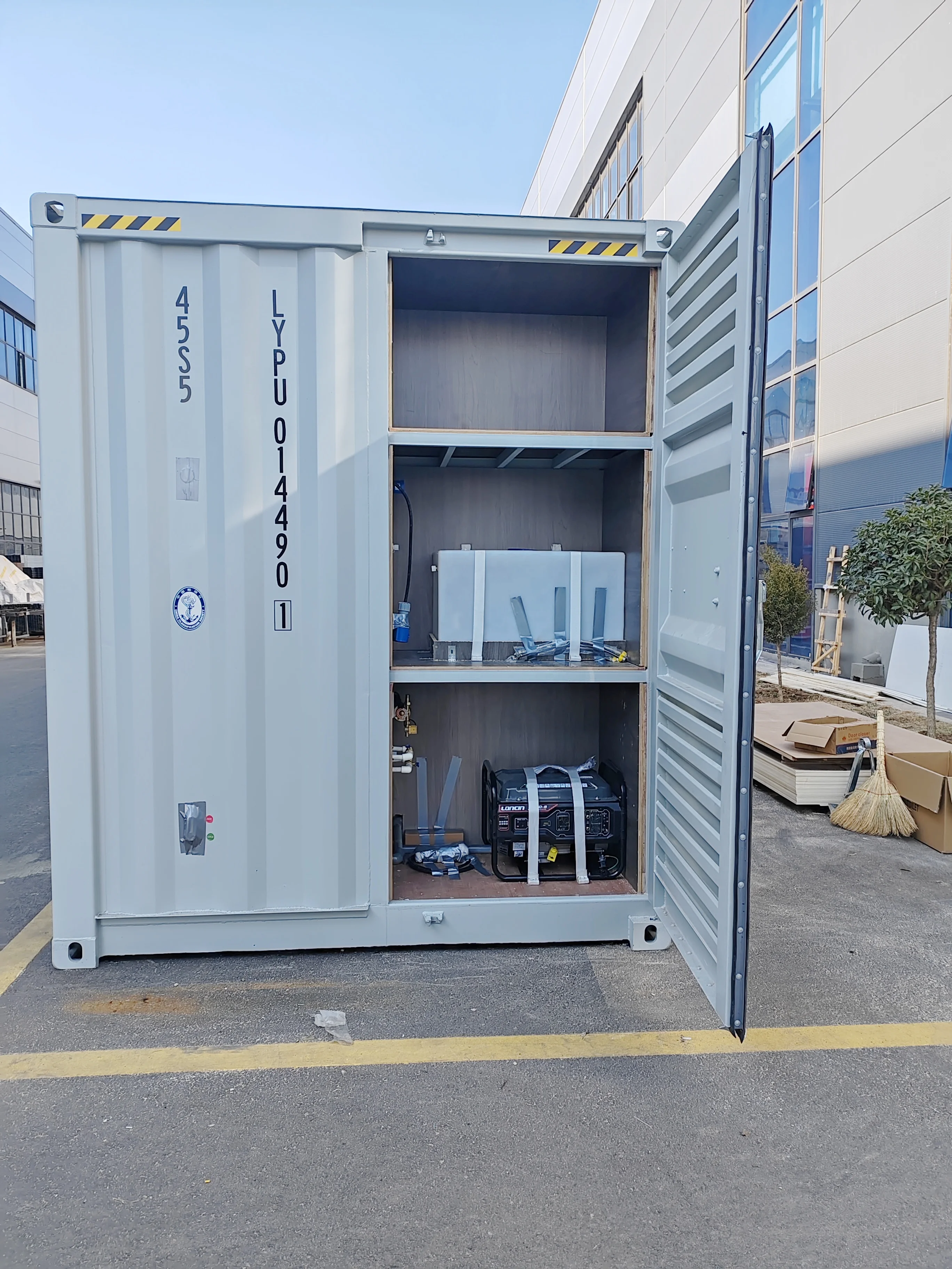 Portable Plat Pack 40FT Shipping Container House Modular Container Home Luxury Coffee House For Villa