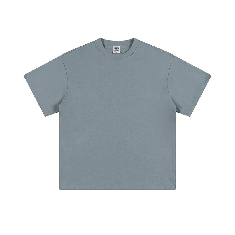 T Shirts in Bulk Cotton Heavyweight 305GSM Custom Embroidery Screen Printing Logo for Sale Drop Shipping Cotton T-shirts