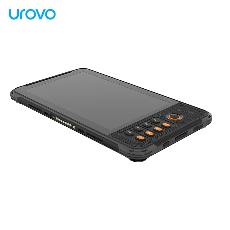 Промышленный планшет Android Urovo P8100 прочный однотонный 8-дюймовый портативный компьютер с Nfc Rfid считыватель пыли