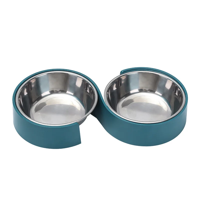 Durable Personalized Stainless Steel Drinking Tableware Cat Food Container Pet Feeder Dog Bowl