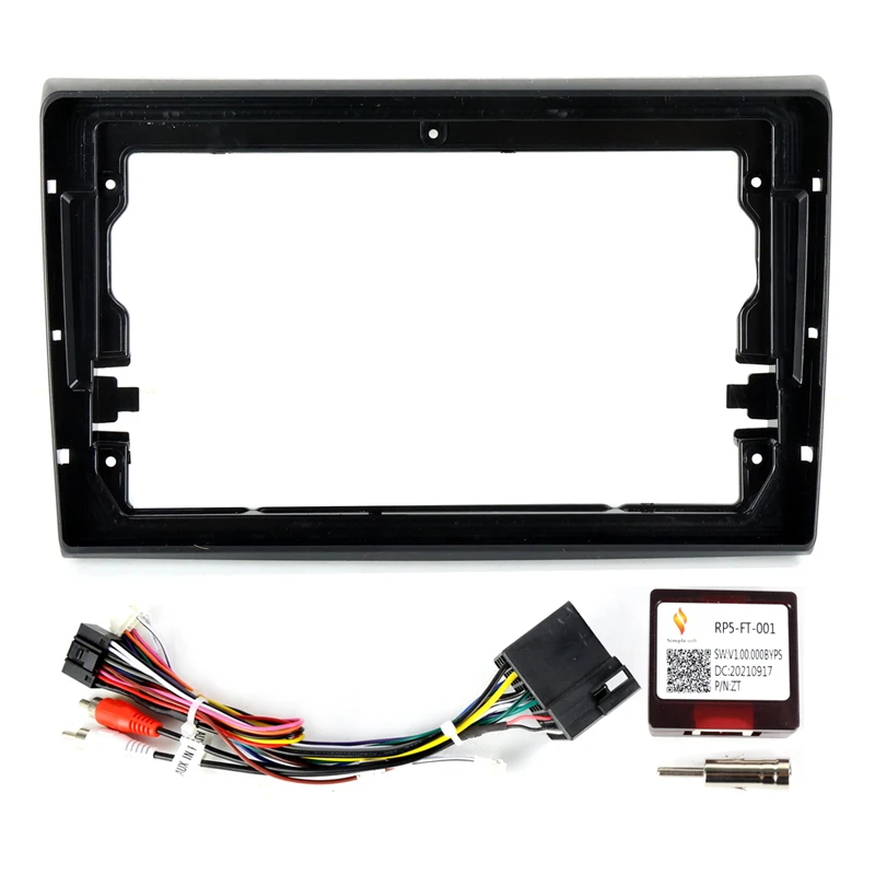 9inch Car Radio Fascia Frame Kits for Fiat 500 Bravo 2007-2012 Stilo 2010 Dashboard Panel Video GPS DVD