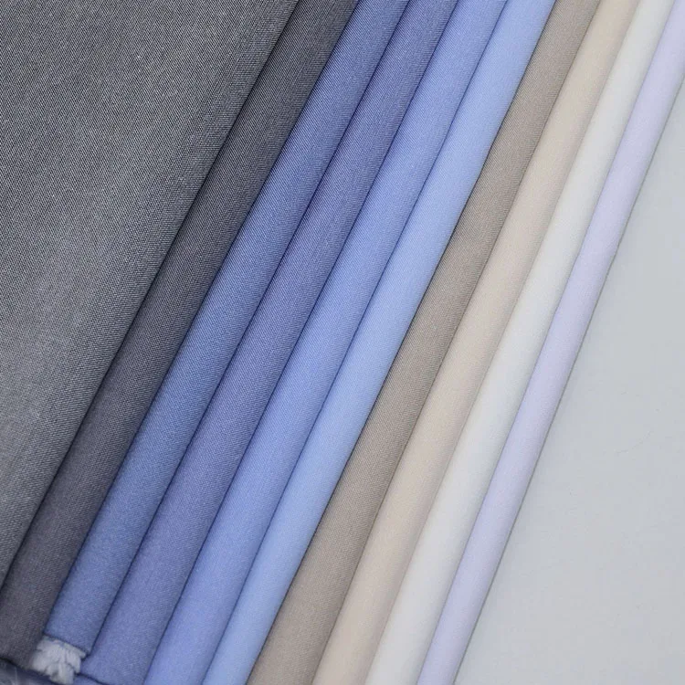 Shaoxing Factory Direct Supply Shirting Textile Woven Cotton Polyester Fabric Oxford  Shirt Fabrics