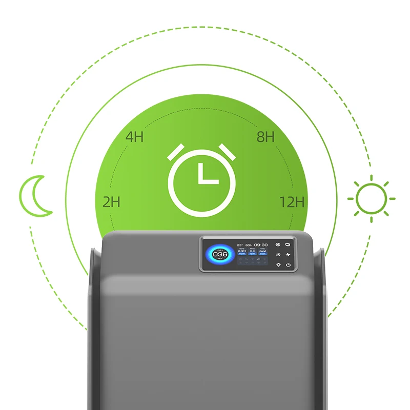Portable 7 Fan Speeds Tuya Smart Wi-Fi Air Purifier For Home Allergies