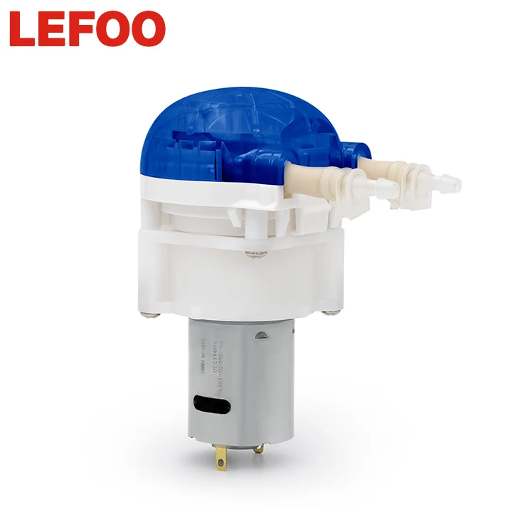 LEFOO micro peristaltic pump DC motor Mini Electric Peristaltic Metering Pump multi channel peristaltic pump