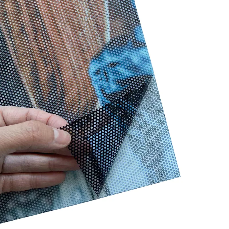 Factory Sale Custom Print One Way Vision Graphics Waterproof Glass Window Covering Perforated Sticker