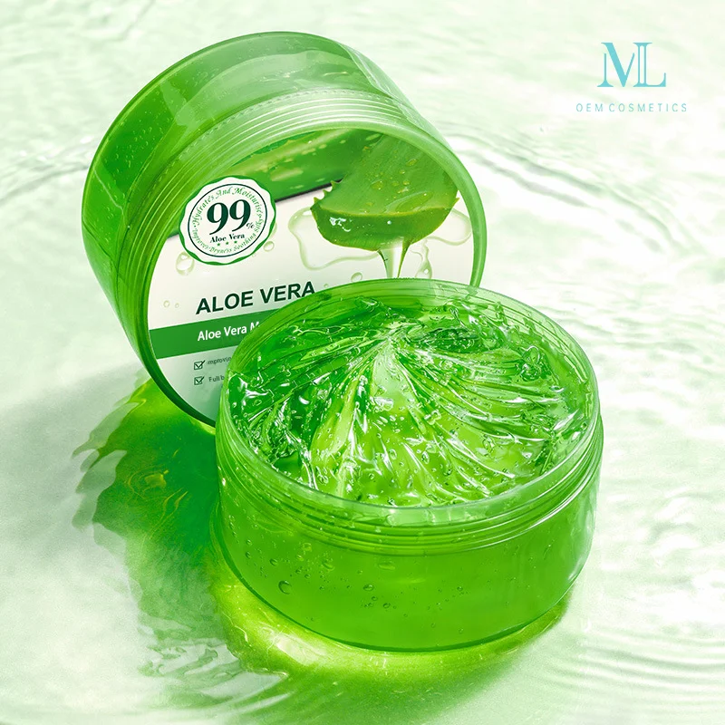 Private Label Skin Care Manufacturer 100g Facial Care Juice Multi-purpose Oil Control Aloe Vera Gel