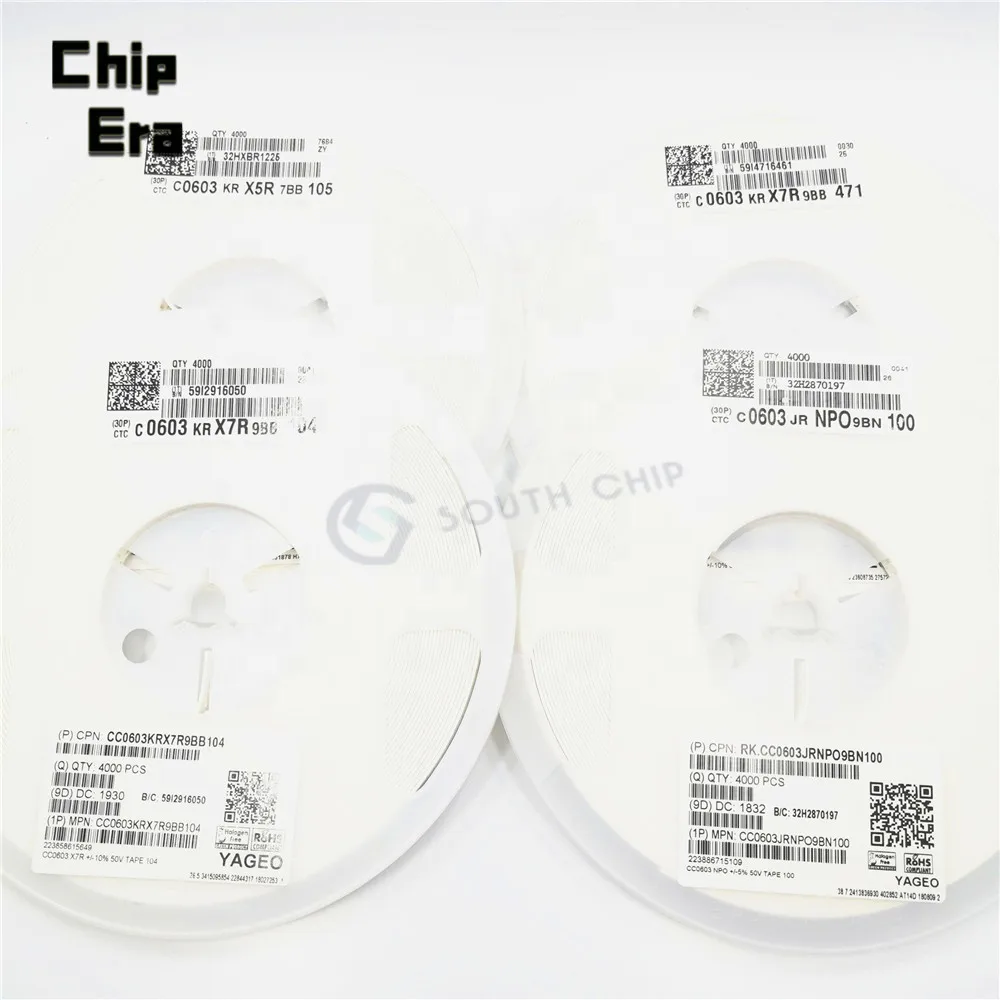 ceramic capacitor smd 0.1uf 10uf 100uf 10pf 1000pf 104pf 50v 101k 1kv capacitors 0603 0805 0402 1206