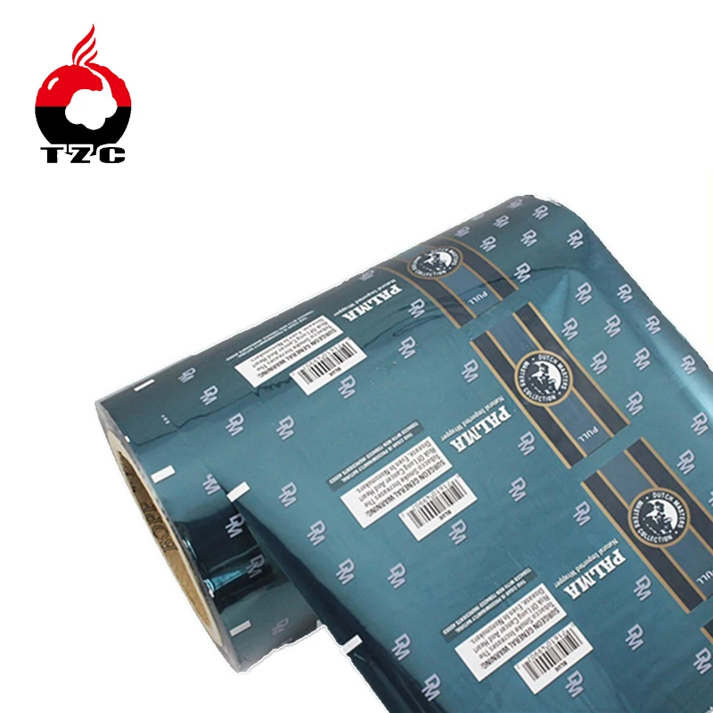 custom printed laminated aluminum foil condom packaging film roll