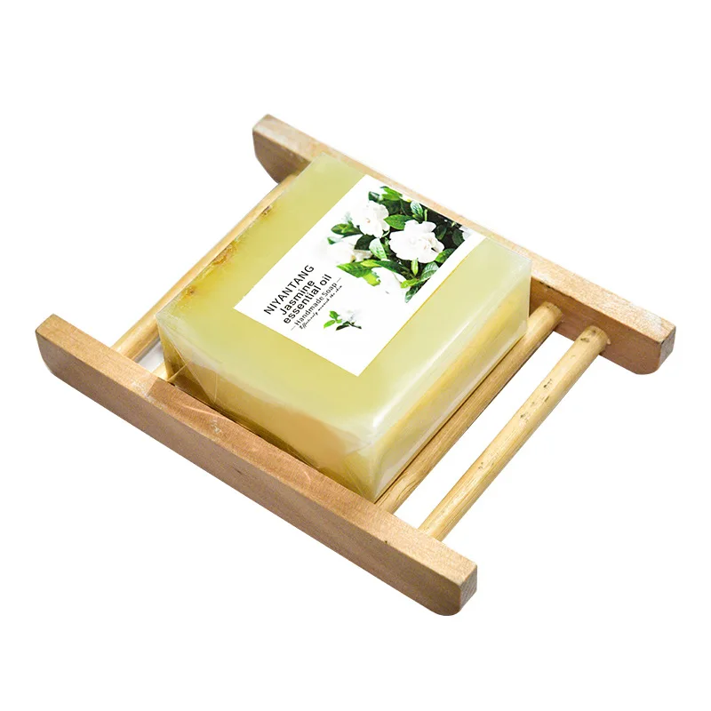 Jasmine Handmade Solid Soap Whitening Slimming Antiseptic Anti-Acne Properties Basic Cleaning Mainly Adults Herbal Olive Oil