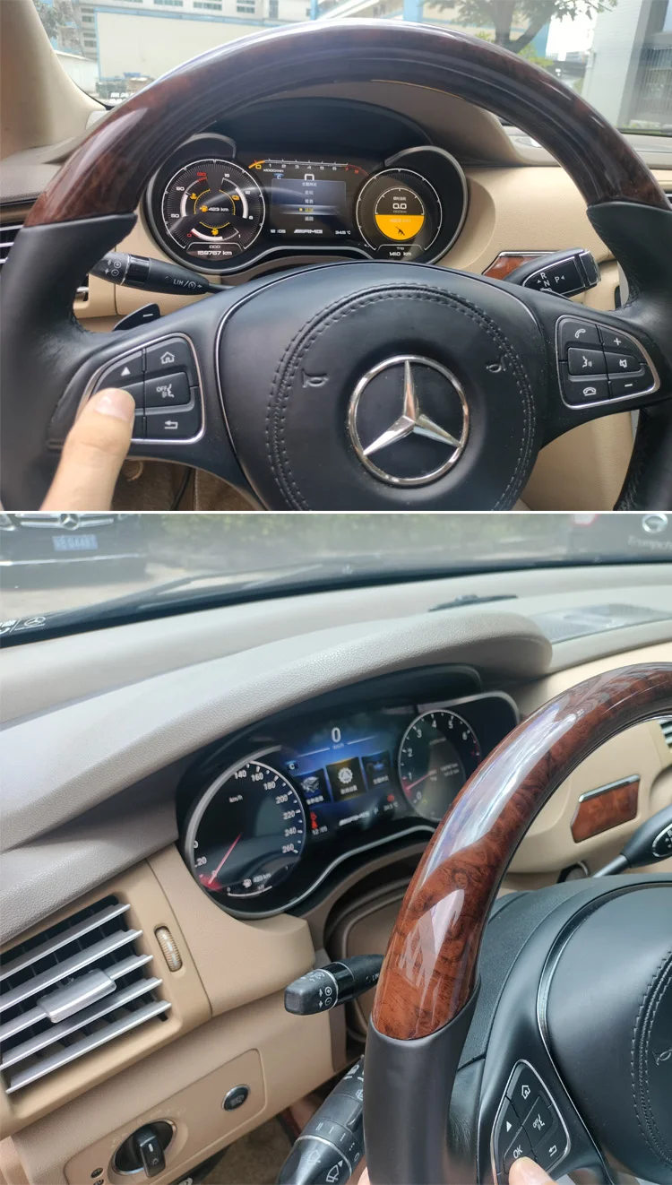 Car Accessories For Mercedes Benz ML Class W164 R Class W251 Digital Instrument Cluster Speedometer