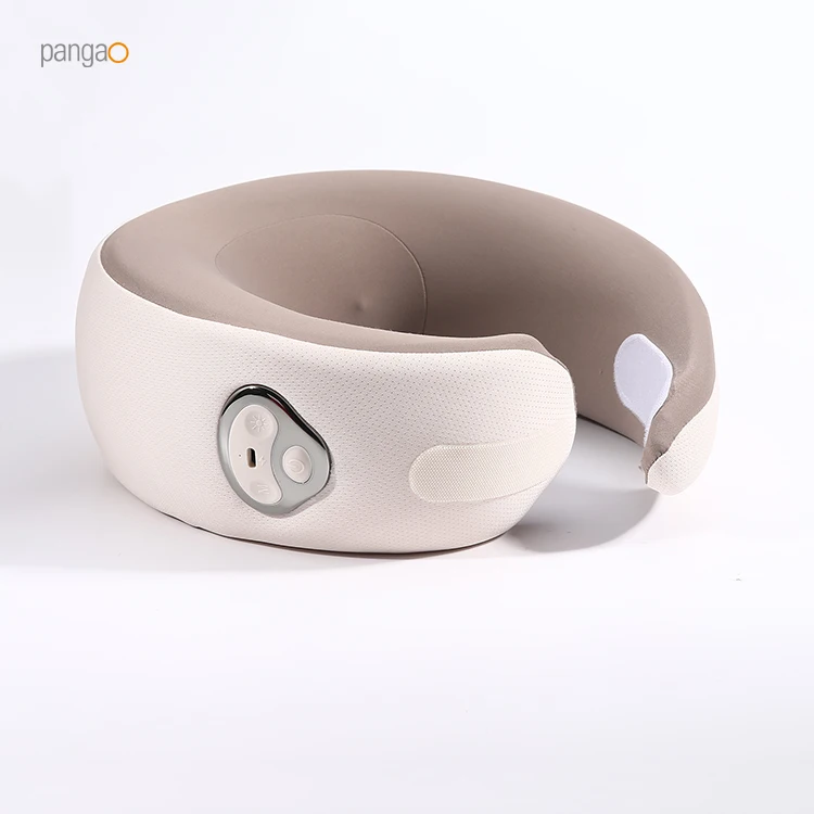 Electric Portable Shiatsu Neck Cushion Massager for Home and Car Travel U Shape Cervical Neck Massage Pillow