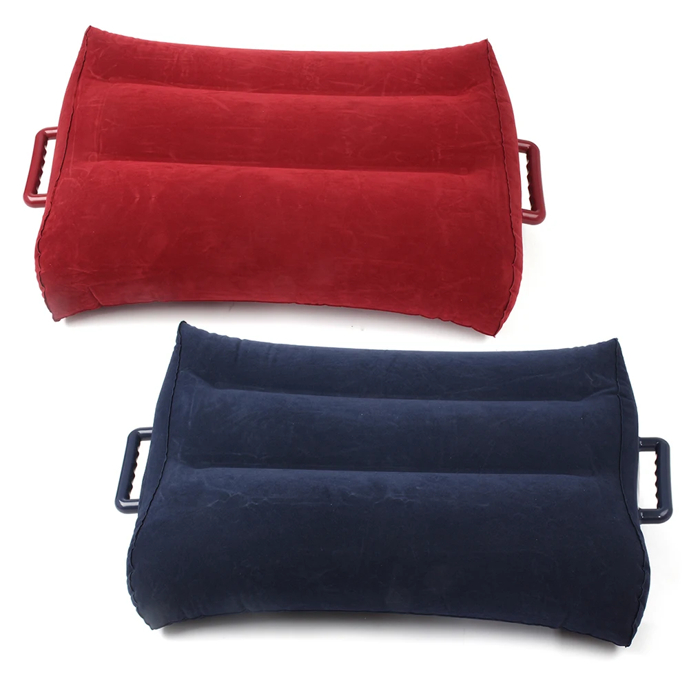 Sex Inflatable Wedge Pillow With Handle Sex Position Aid Body Support Pads Erotic Game Sofa Furniture