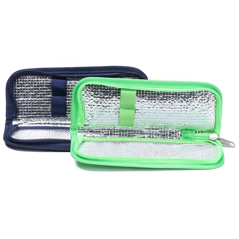 Portable Diabetic Insulin Cooling Bag Protector Pill Refrigerated Ice Pack Medical Cooler Insulation Organizer Travel Case