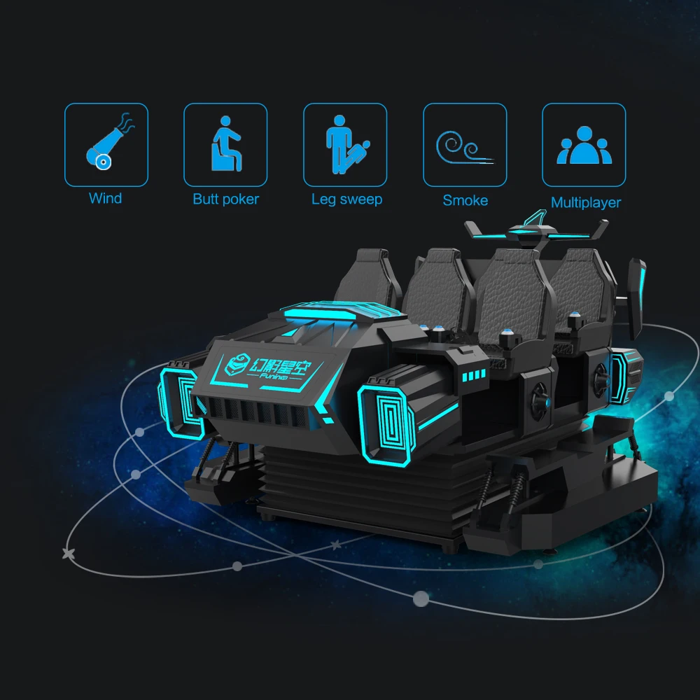 
FunInVR New Model 7d cinema game machine 6 seats pakistan karachi popular 7d cinema for amusement park 