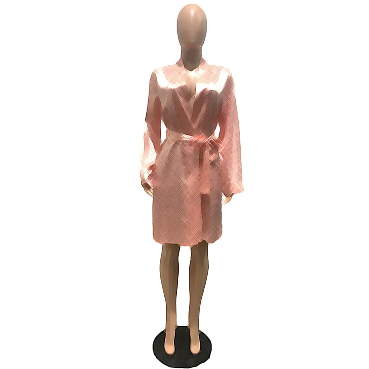 New Arrival Customs LOGO Women Satin Bath Robes Pajamas Designer Print Sleepwear Luxury Nightgown Silk Robe