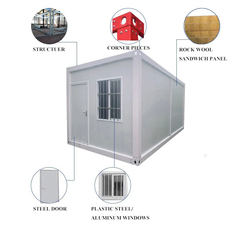 container house luxury prefabricated 40 ft container 2 bedroom house shipping container house