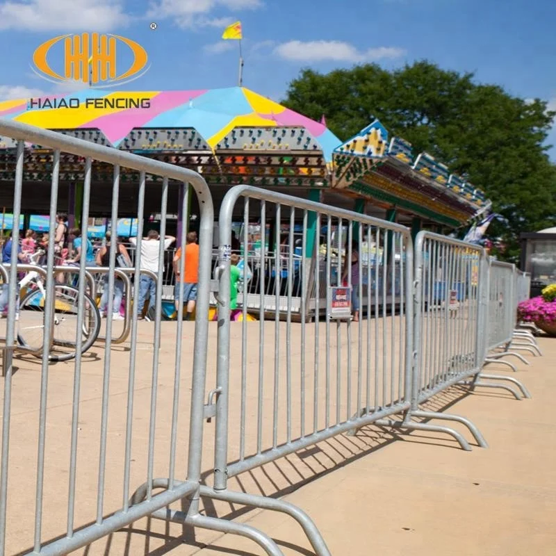 Hot sale OEM&ODM galvanized steel welded queue stand crowd control barricade for events