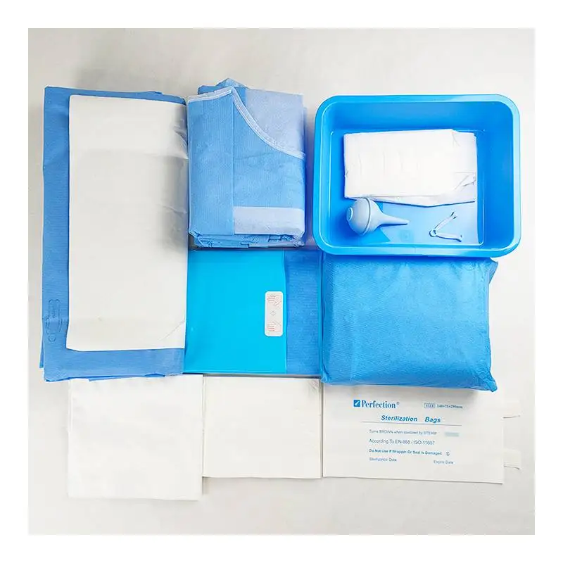 High Quality Disposable Cesarean Section Surgical Drape Pack Kit With CE ISO13485 Certificate