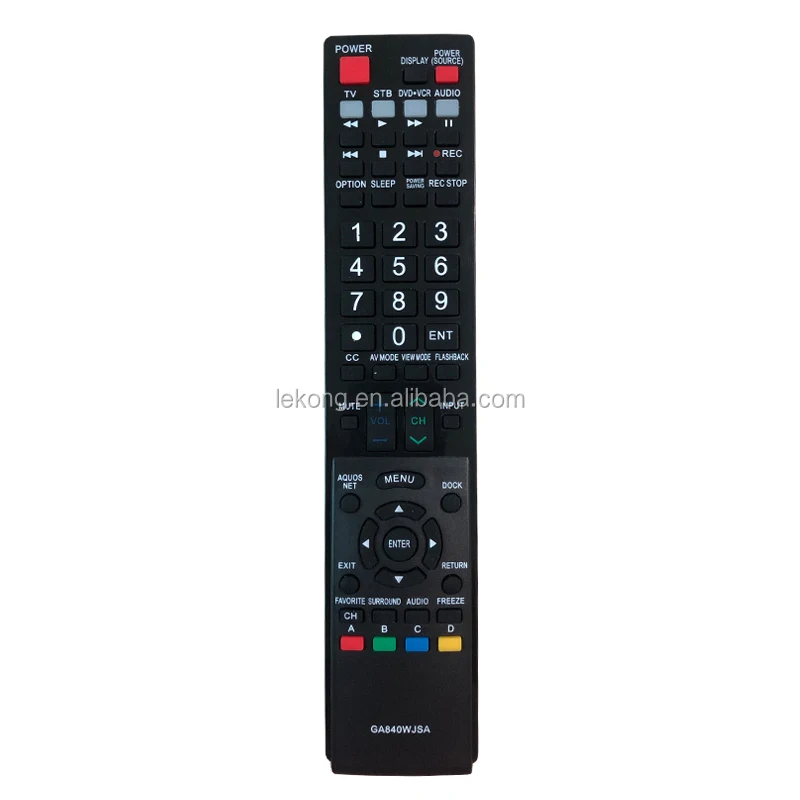 Новый заменить GA840WJSA пульт дистанционного управления для Sharp Aquos ТВ LC-40LE820 LC-40LE810
