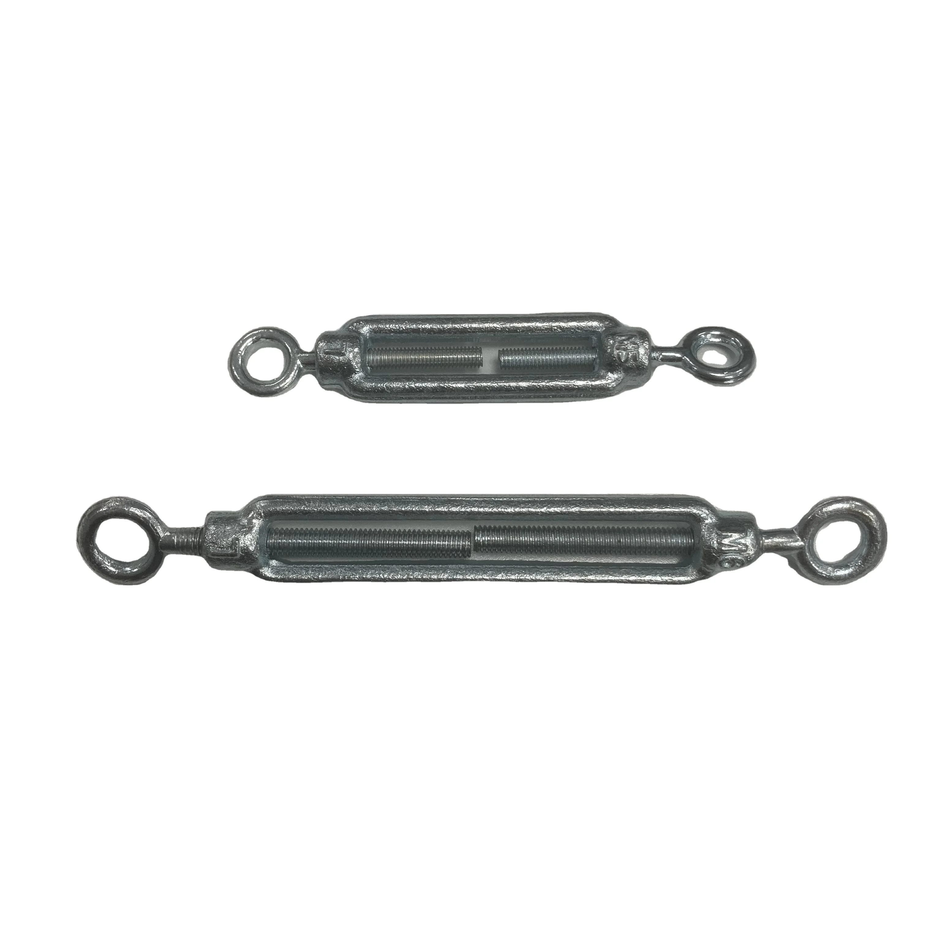 European Type DIN 1480 Open Body Turnbuckle Eye Carbon Steel Galvanized Rigging Screw Marine Wire Rope Fitting M