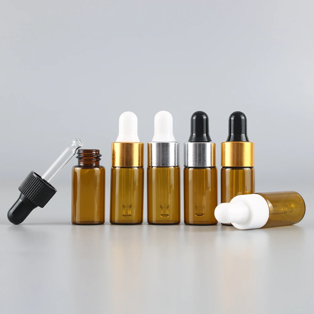 2ml 3ml 4ml 5ml 7ml Essential Oil Serum Small Plastic Dropper Bottle for eye cream With Pipette