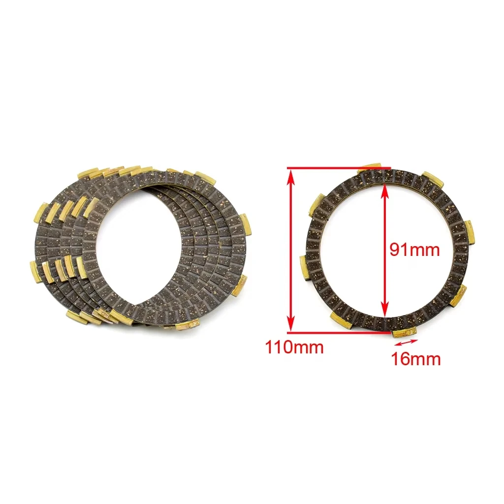 Factory Direct Sales Motorcycle Clutch Accessories Clutch Plates Friction Plates Paper Base for Honda CG125 125CC