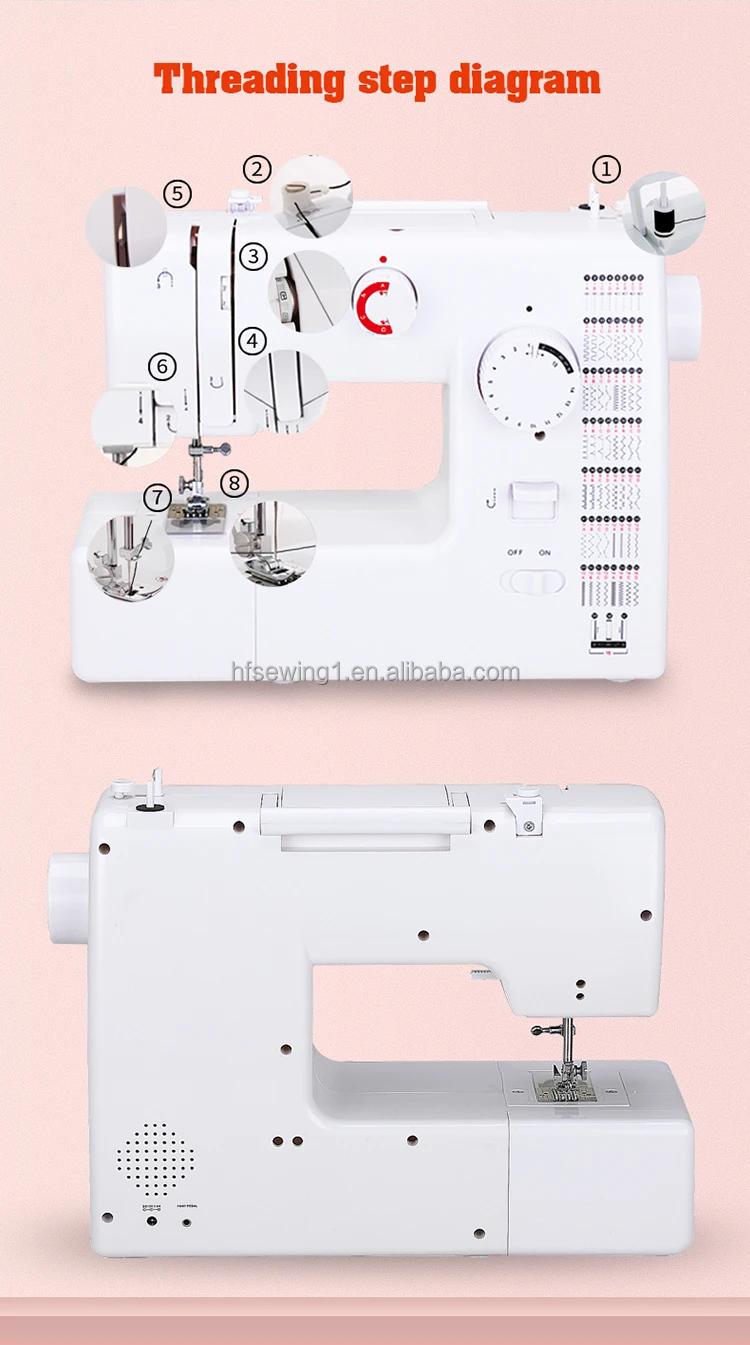 VOF Multifunction Sewing Machine for home use DIY craft baby pants overlock buttonhole sewing machine household price