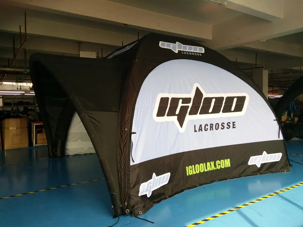 Golden Osmanthus China Factory Custom Outdoor Canopy Dome Air Camping Inflatable Tent