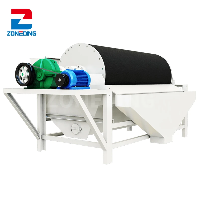 Mineral Industrial Magnets Gold Ore Permanent Magnetic Separator Copper Separation Machine