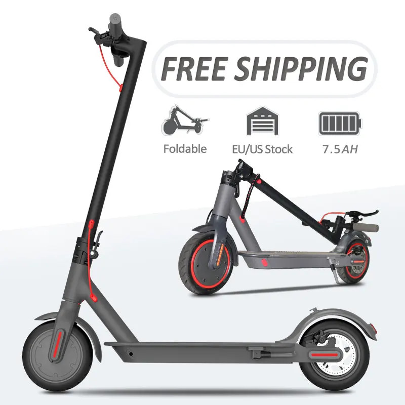 US EU Aluminum Alloy E Scooters Free Shipping Patinete Electrico Mi M365 Electric Scooter With App For Adults