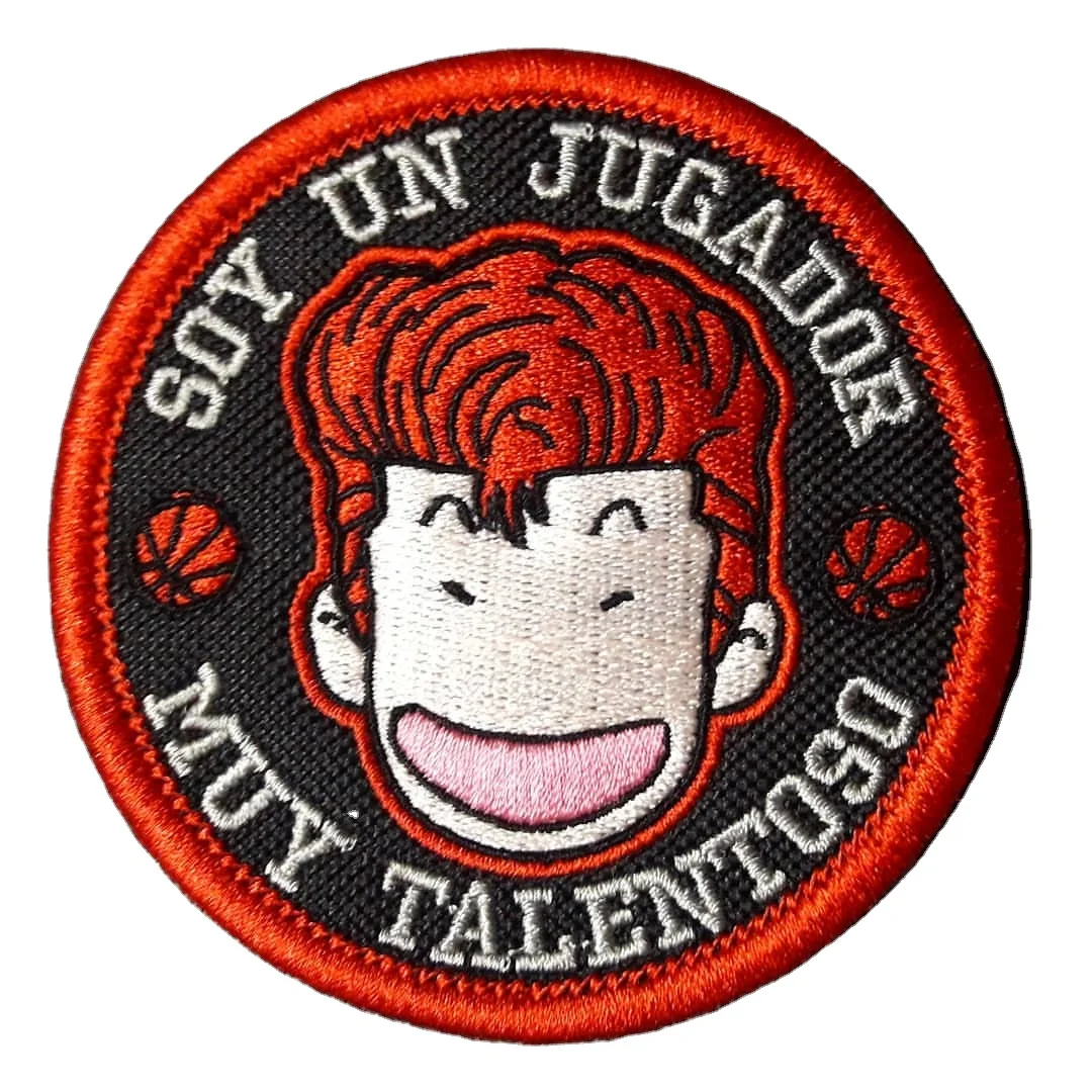 Bulk cheap anime garment decoration sew on embroidery iron on anime patches