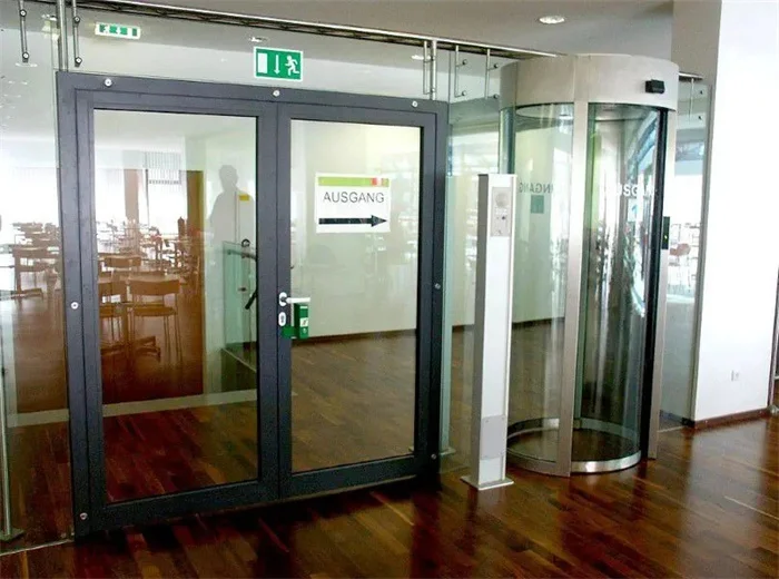 Anti tailgating crystal safety protection door