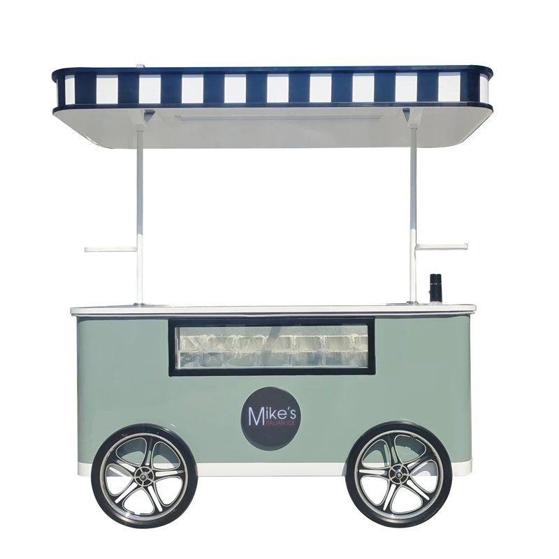 Commercial Ice Cream Cart Freezer Bicycle for Sale Popsicle Cargo Food Bike Electric Passenger Tricycle Ebike Customized