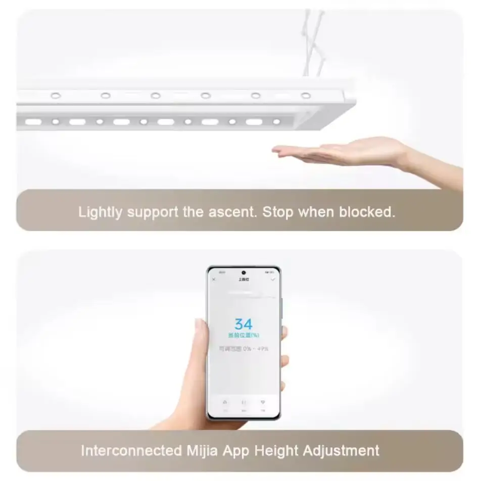 CN Xiaomi Mijia Intelligent Clothes Drying Machine Pro intelligent control One-key lifting 35kg Weigh heavily Voice control