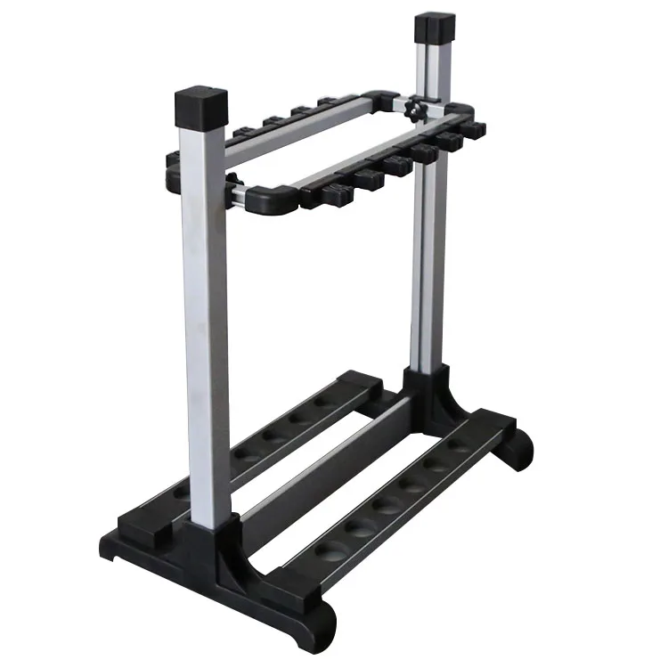 Newbility New Design Fishing Rod Display Stand High Quality Aluminum Fishing Rod Rack