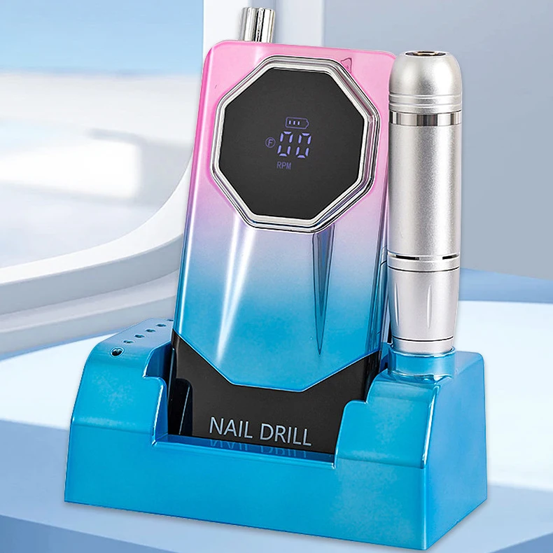 Professional 15W Cordless Nail Drill Machine V11 Rechargeable Portable Gel Polisher Drill Machine Nail Supplier