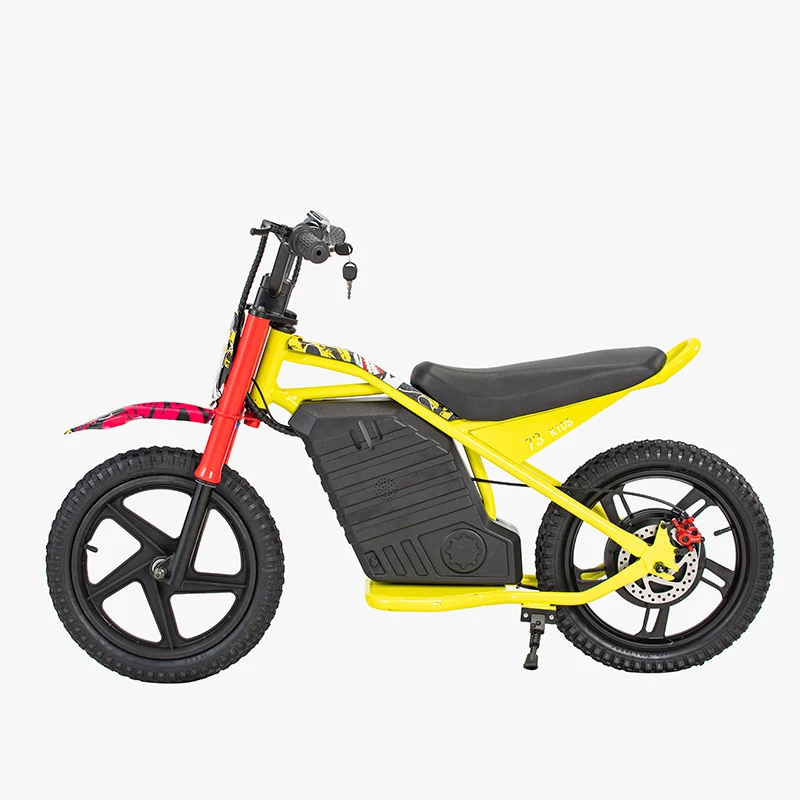 China Professional Manufacture 2 Wheels Electric Motorcycle Kids 36V 350W Motor Mini Kids Motorcycles For Sale