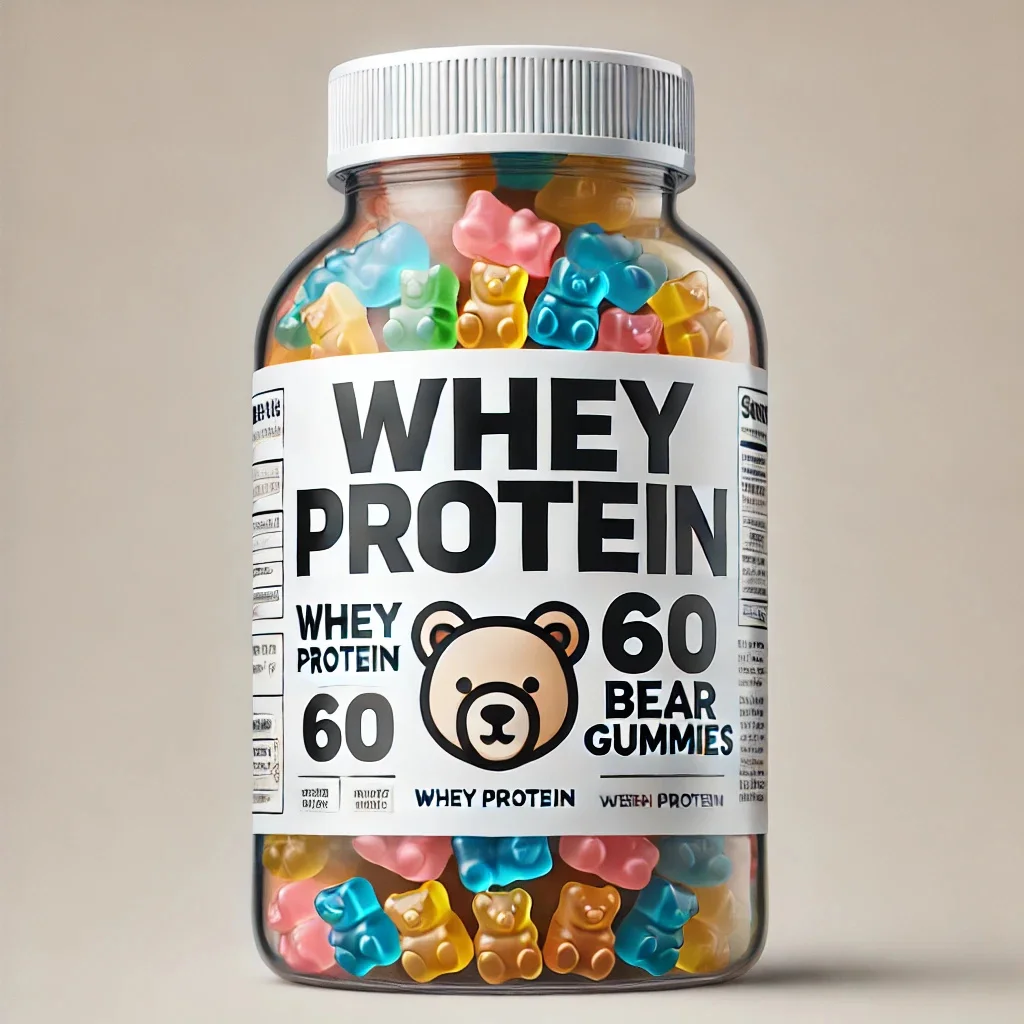 Private Label Protein Gummy Natural essential Amino Acid Supplement Gold Standard 60 Gummies Whey Protein Gummies
