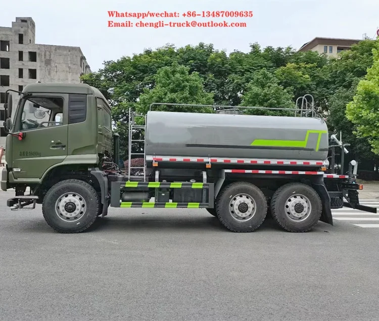 Dongfeng KINGRUN 6x6 6WD внедорожник 10000 литров цена на грузовик с резервуаром для