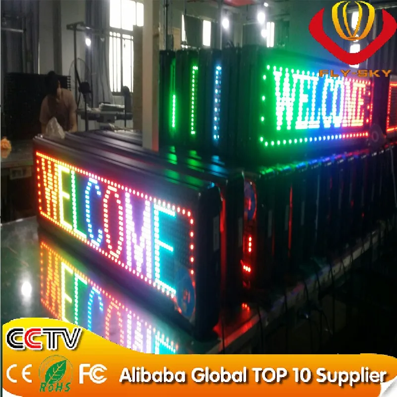 RGB Full Color LED Sign Programmable Scrolling LED Message Marquee Sign