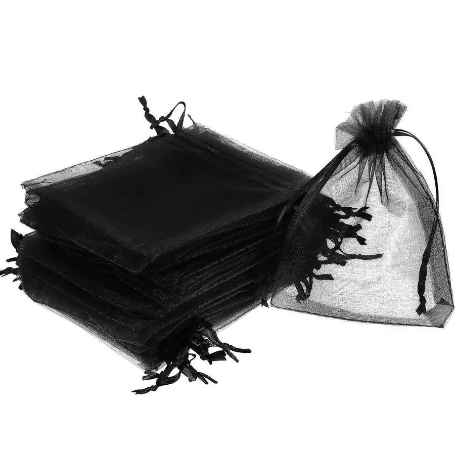 Wholesale Christmas gift bags organza 3x4inch jewelry drawstring 7x9cm organza bags